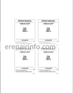 Photo 11 - Case 750L 850L Tier 3 Repair Manual