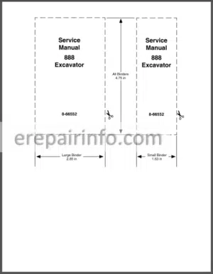 Photo 1 - Case 888 Service Manual Excavator