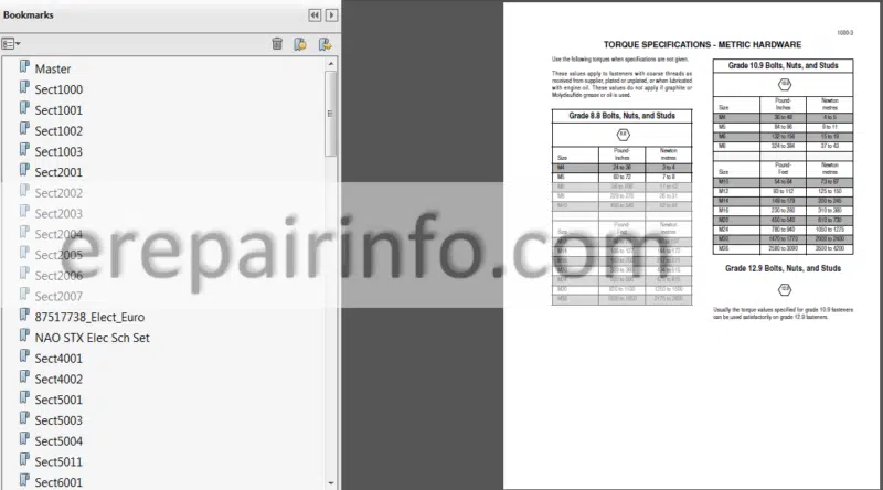 Photo 1 - Case STX280 STX330 STX380 STX430 STX480 STX530 Service Manual