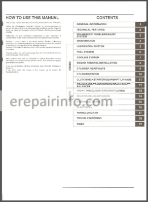 Photo 9 - Honda TRX450R Service Manual ATV