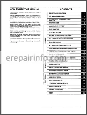 Photo 5 - Honda TRX680 Rincon Service Manual ATV