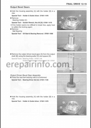 Photo 10 - Kawasaki BRUTE FORCE 650 4x4 KVF 650 4x4 Service Manual ATV