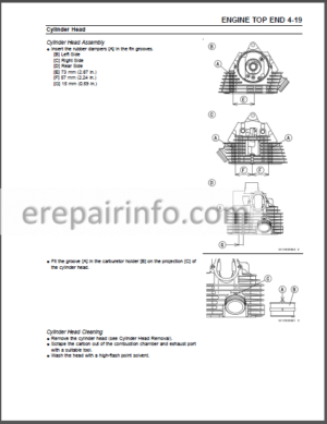 Photo 12 - Kawasaki PRAIRIE 360 KVF360 Service Manual ATV