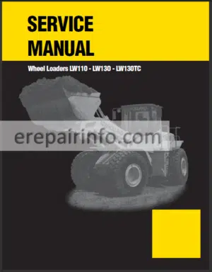 Photo 8 - New Holland LW110 LW130 LW130TC Repair Manual Wheel Loader