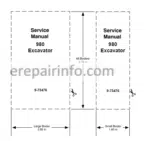 Photo 2 - Case 980 Service Manual Excavator