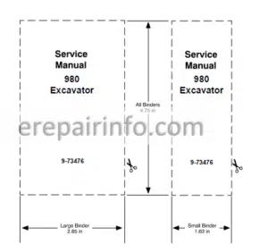 Photo 10 - Case 980 Service Manual Excavator