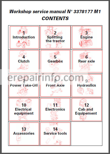 Photo 1 - Massey Ferguson 8200 Series Workshop Service Manual