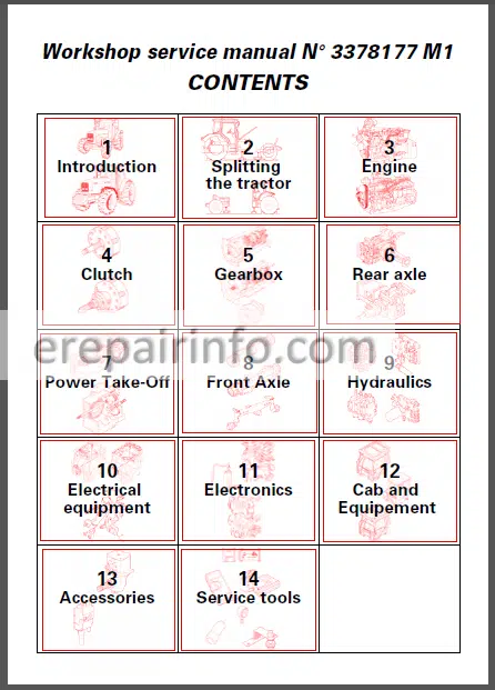 Photo 1 - Massey Ferguson 8200 Series Workshop Service Manual