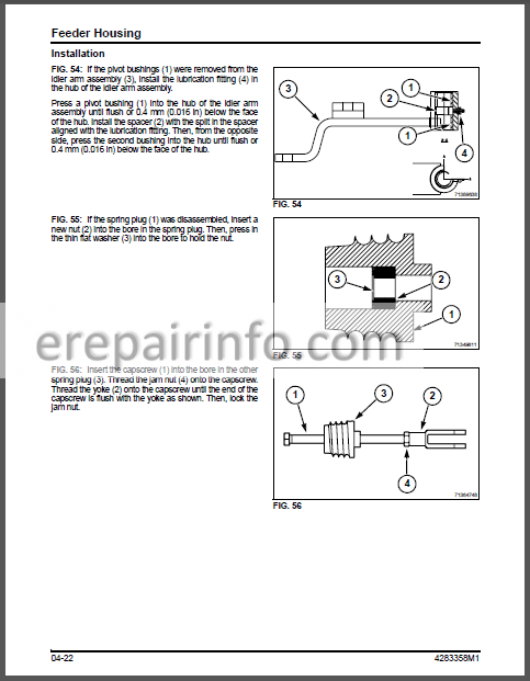 Photo 1 - Massey Ferguson 9695 9795 Workshop Service Manual Rotary Combine