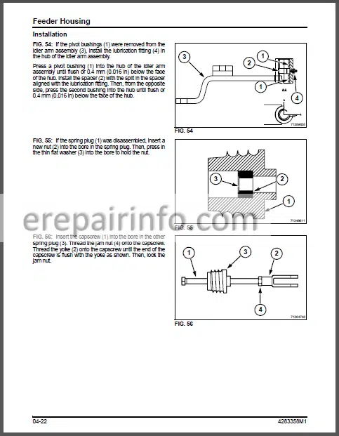 Photo 1 - Massey Ferguson 9695 9795 Workshop Service Manual Rotary Combine