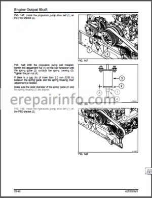 Photo 1 - Massey Ferguson 9895 Workshop Manual Rotary Combine