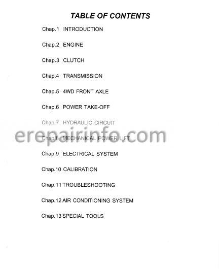 Photo 1 - McCormick C60 C75 C85 C95 C105 MAX Repair Manual Tractors