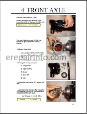 Photo 10 - McCormick CT28 CT36 Service Manual Tractors