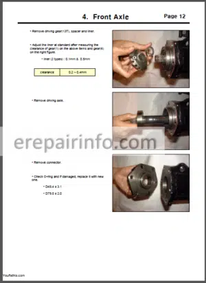 Photo 11 - McCormick CT41 CT47 Series Service Manual Tractors