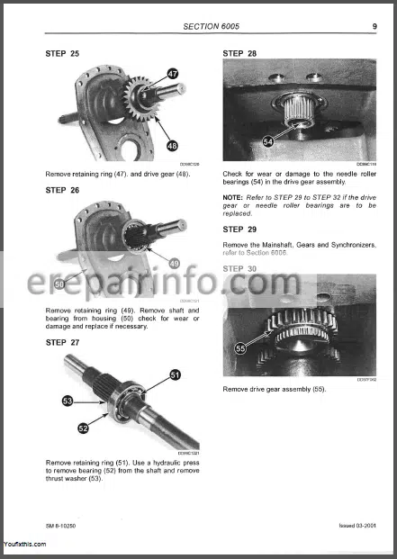 Photo 1 - McCormick CX 50 60 70 75 80 85 90 95 100 105 Series Service Manual Tractors