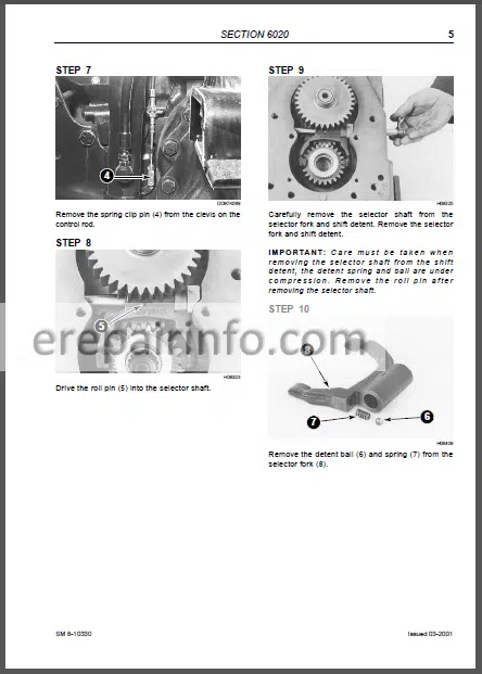 Photo 1 - McCormick CX50 CX60 CX70 CX80 CX90 CX100 Service Manual Tractors
