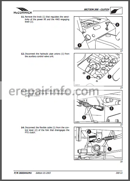 Photo 1 - McCormick GX40 GX45 GX50 Repair Training Manual