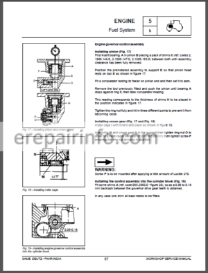 Photo 10 - Same Deutz Fahr 393 453 503 603 Workshop Manual Tractor