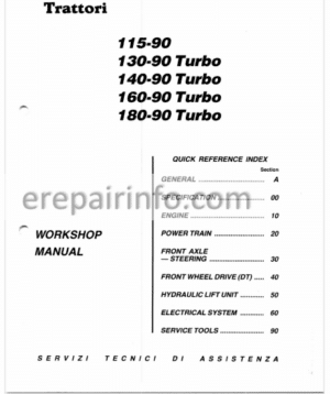 Photo 14 - Fiat 115-90 130-90 140-90 160-90 180-90 / Turbo Workshop Manual