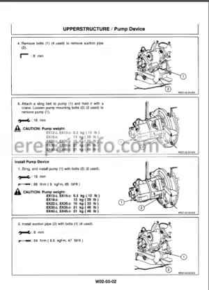 Photo 2 - Hitachi EX12 To EX42-2 Workshop Manual