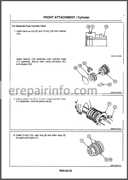 Photo 1 - Hitachi EX20UR-2 EX30UR-2 EX40UR-2 Workshop Manual Excavator