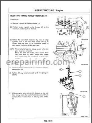 Photo 8 - Hitachi EX25 EX35 EX40 Technical Manual