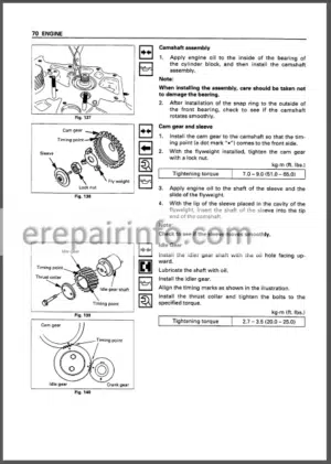 Photo 14 - Hitachi EX27U and EX35U North America Repair Manuals