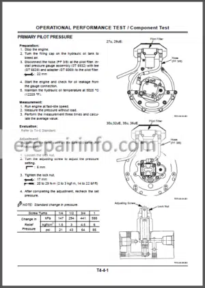 Photo 14 - Hitachi EX27u 30u 35u 29uE 32uE 36uE Workshop Manual