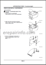 Photo 2 - Hitachi EX60-5 75UR-3 75URLC Workshop Manual Excavator