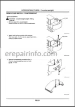 Photo 2 - Hitachi EX60-5 75UR-3 75URLC Workshop Manual Excavator