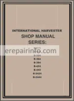 Photo 2 - McCormick International Harvester B275-2444 Shop Manual Tractors
