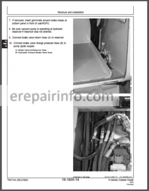 Photo 6 - JD 450H 550H 650H Repair Manuals set