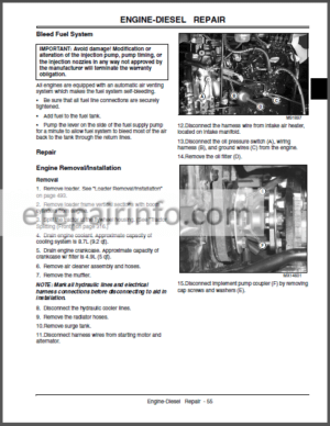 Photo 14 - JD 110 Technical Repair Manual TM1987