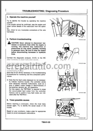 Photo 8 - Hitachi EX200-5 Japanese Domestic Version Technical Manual