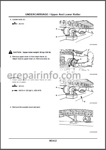 Photo 1 - Hitachi EX750-5 EX800H-5 Workshop Manual Excavator