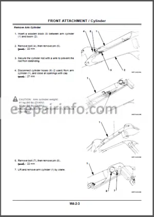 Photo 11 - Hitachi ZAXIS 40U 50U Workshop Manual Excavator