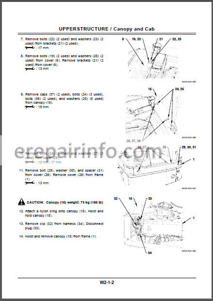 Photo 1 - Hitachi ZX 27U-3 30U-3 35U-3 Service Manuals