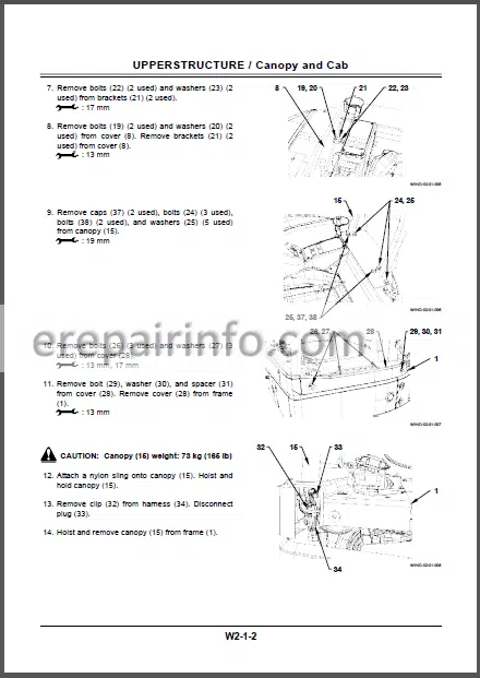 Photo 1 - Hitachi ZX 27U-3 30U-3 35U-3 Service Manuals