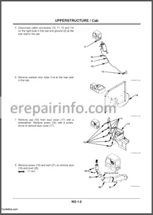 Photo 8 - Hitachi Zaxis 160LC 180LC 180LCN Workshop Manual