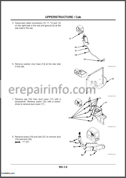 Photo 1 - Hitachi Zaxis 160LC 180LC 180LCN Workshop Manual