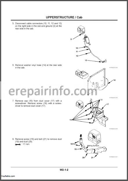 Photo 1 - Hitachi Zaxis 160LC 180LC 180LCN Workshop Manual