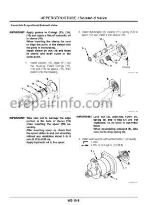 Photo 1 - Hitachi Zaxis 200 225USR 225US 230 270 Workshop Manual
