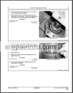 Photo 14 - JD 317 320 CT322 Tehnical Repair Manual TM2152