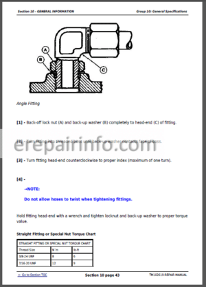 Photo 1 - JD 5065M 5075M 5085M 5095M 5095MH 5105M 5105ML Technical Repair Manual TM102619