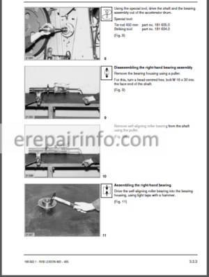 Photo 9 - Claas Lexion 405 410 415 420 430 440 450 460 Repair Manual