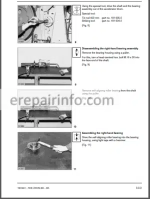 Photo 12 - Claas Lexion 405 410 415 420 430 440 450 460 Repair Manual