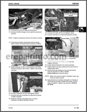 Photo 13 - JD 240 250 Technical Manual Skid Steer Loader TM1747