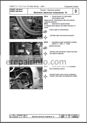 Photo 10 - Fendt 711 712 714 714 716 815 817 818 Vario Workshop Manual Tractors