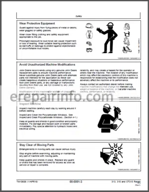 Photo 4 - JD 313 315 CT315 Technical Repair Manual TM10608