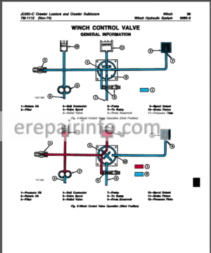 Photo 1 - JD 350C 350D 355D Technical Repair Manual TM1115